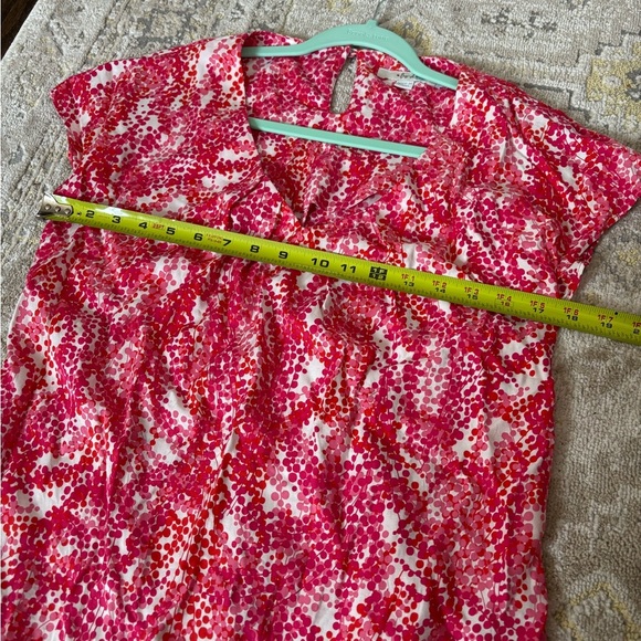 Boden V Neck Ravello Top Red Floral - Picture 6 of 8